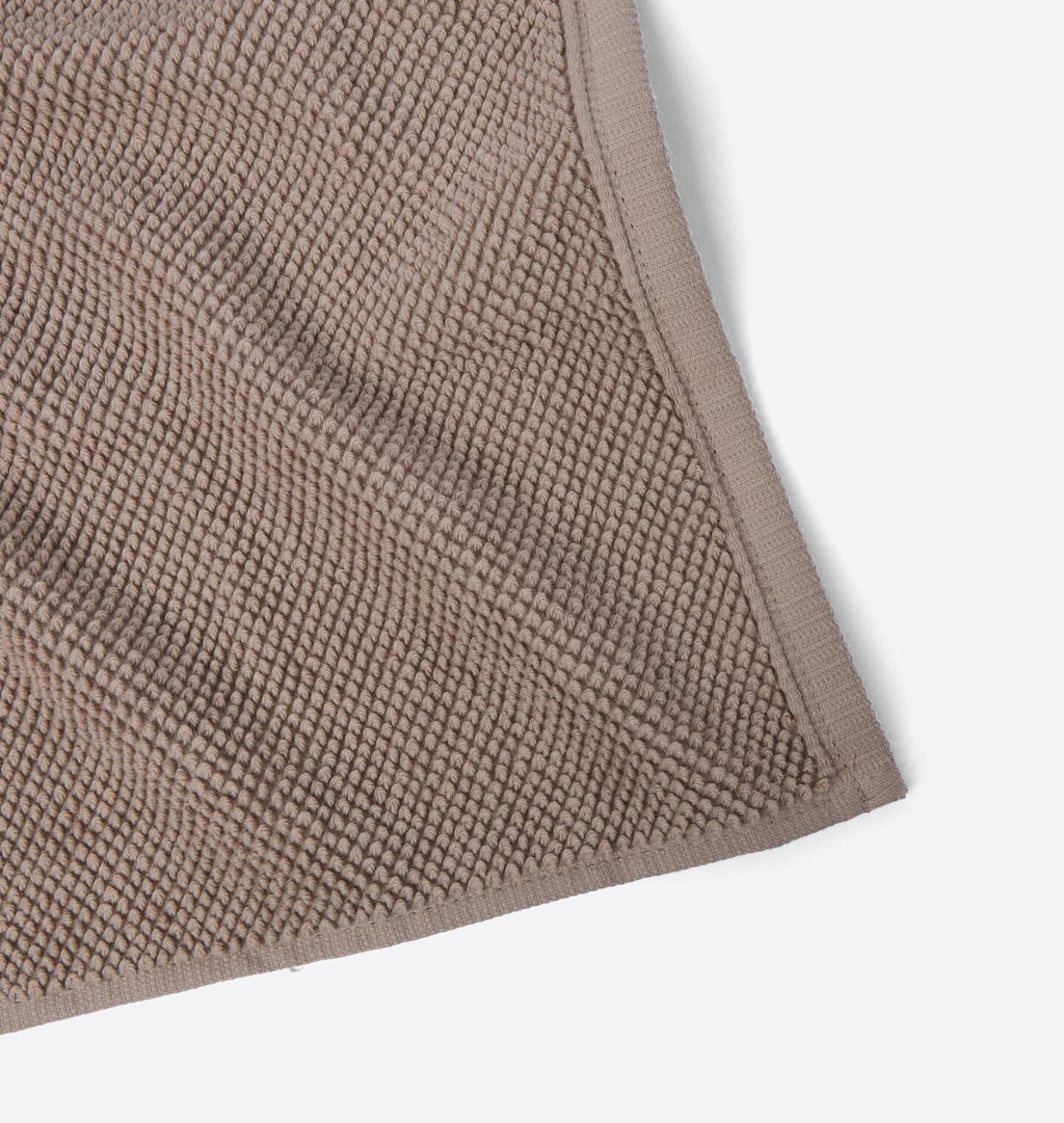Mahon Rice Weave Bath Towel Clay