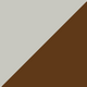 Polished Nickel / Dark Wicker