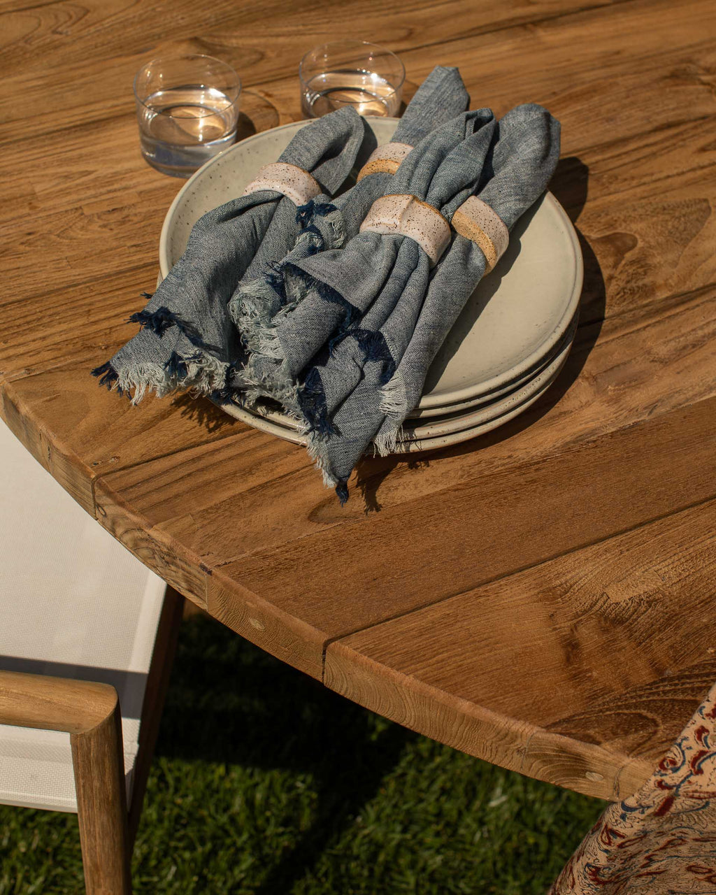 Wylder Ceramic Napkin Rings S/2