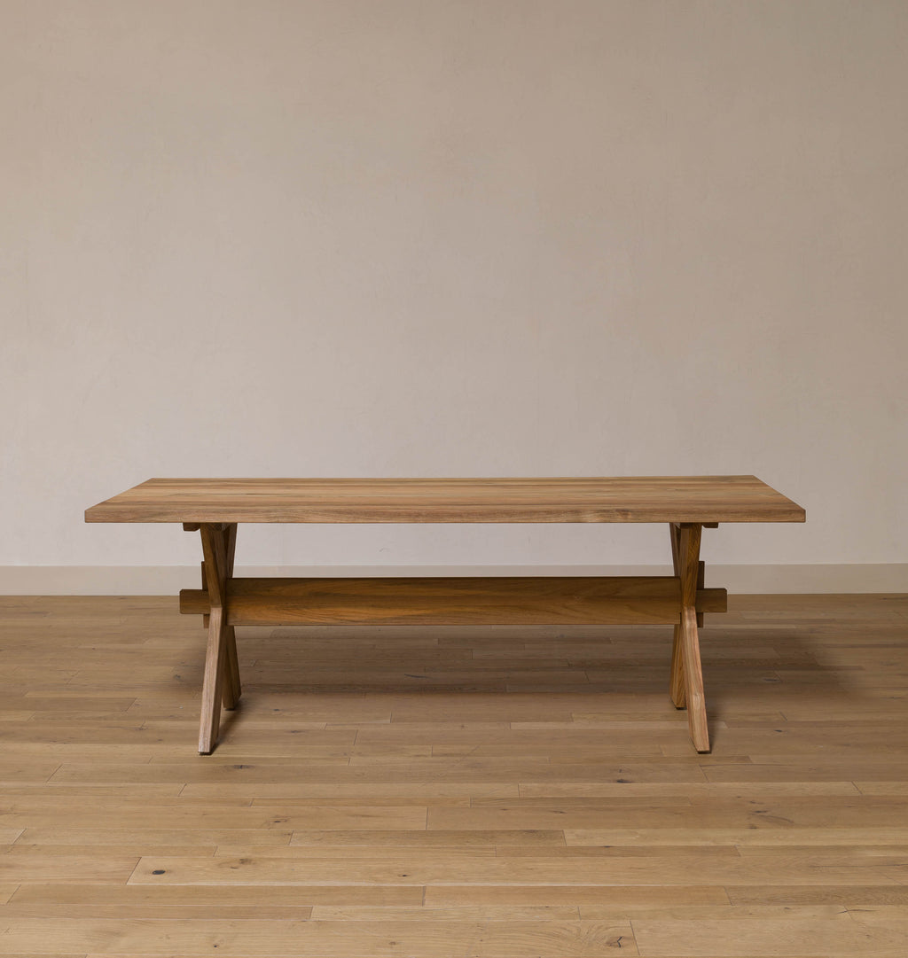 Long Teak Outdoor Dining Table