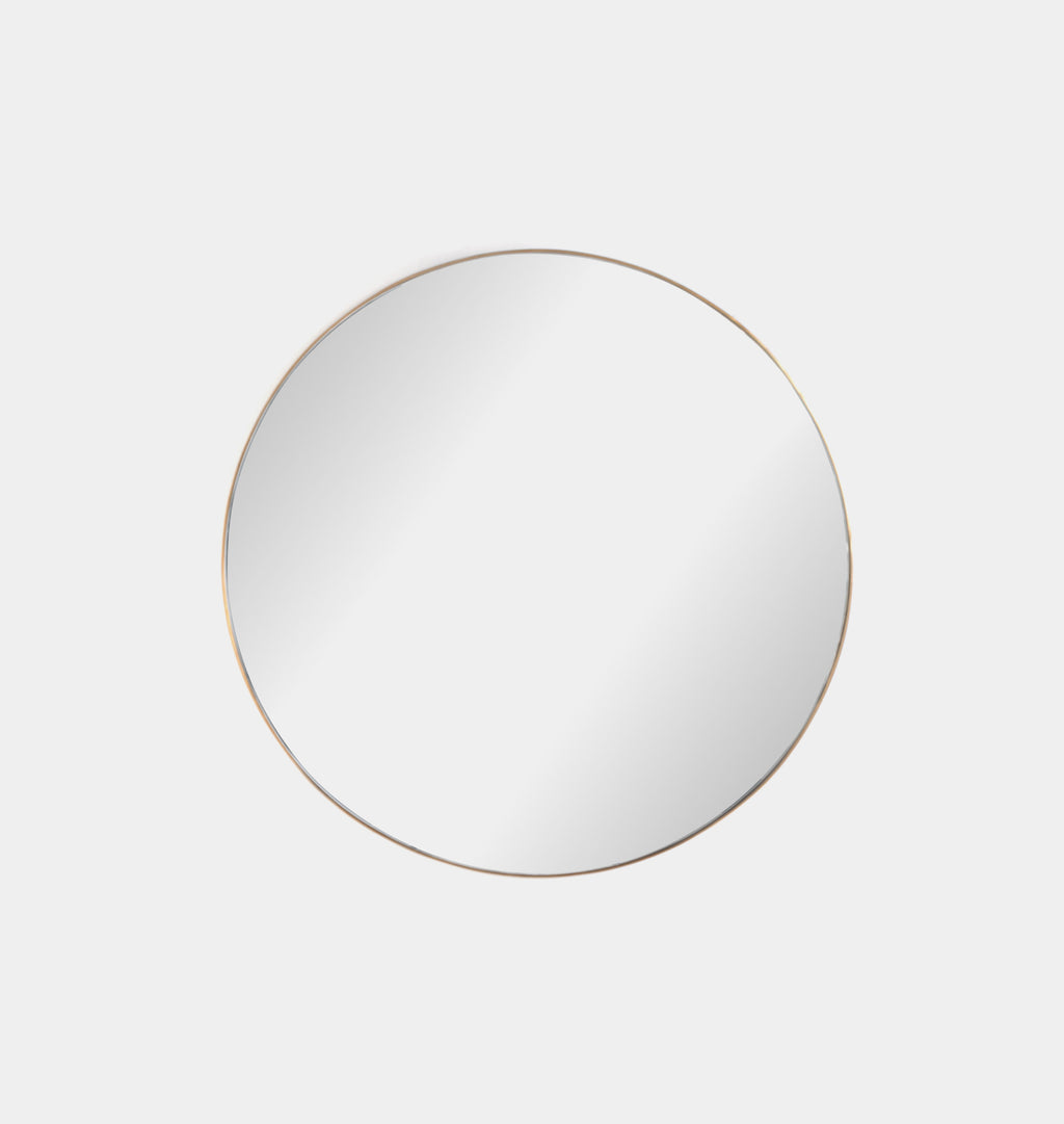 Polished Brass Arwen Mirror