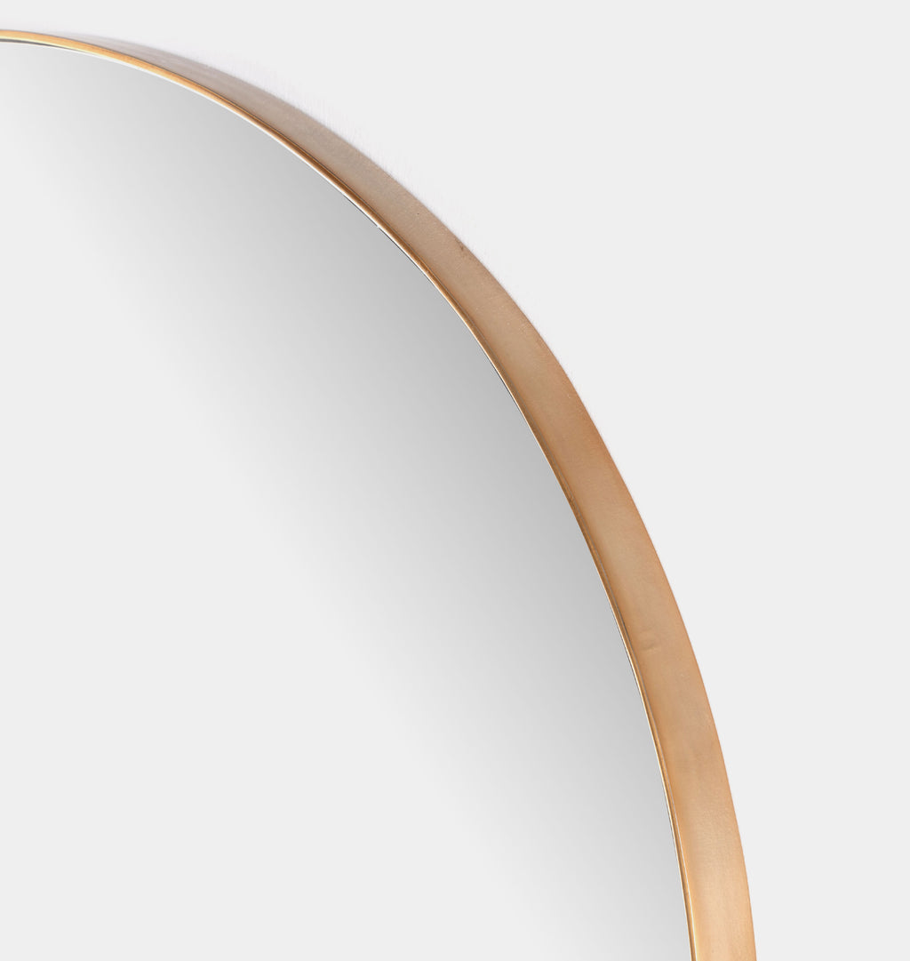 Polished Brass Arwen Mirror