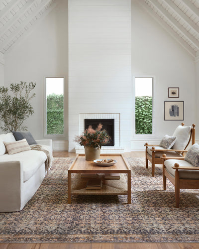 Billie BIL-01 Ink / Salmon Area Rug
