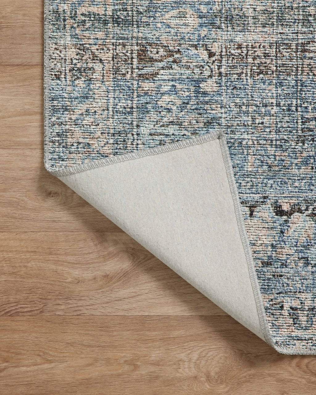 Billie BIL-05 Denim / Blush Area Rug