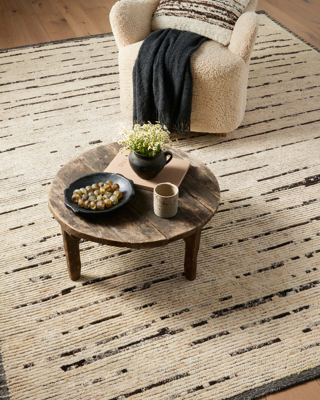 Briyana Natural / Black Rug
