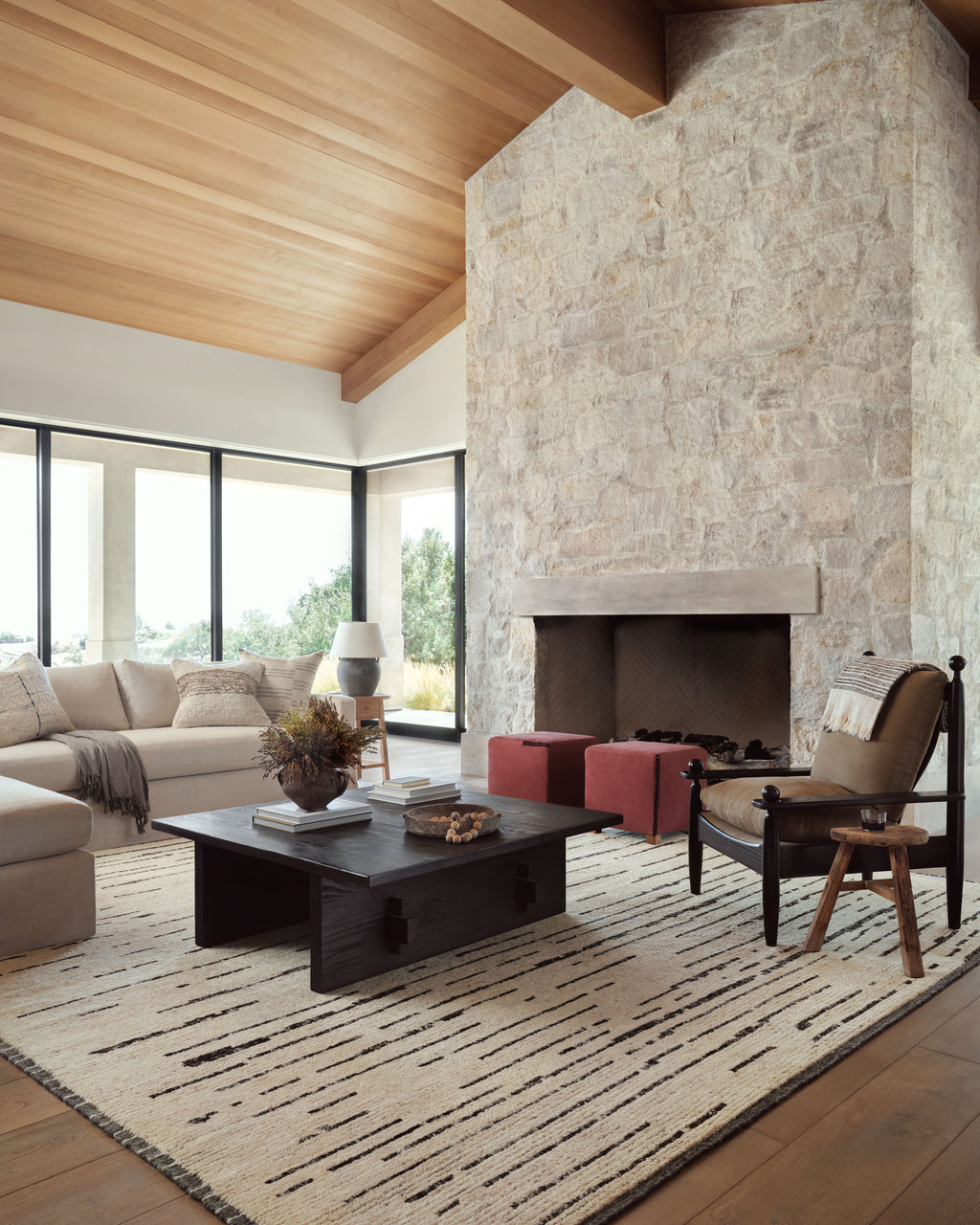 Briyana Natural / Black Rug