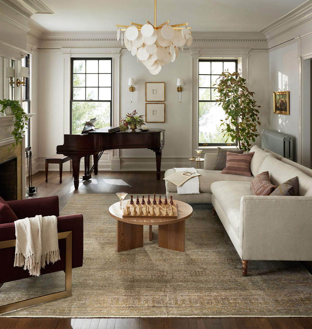 Bradbury BRU-02 Dove / Gold Area Rug