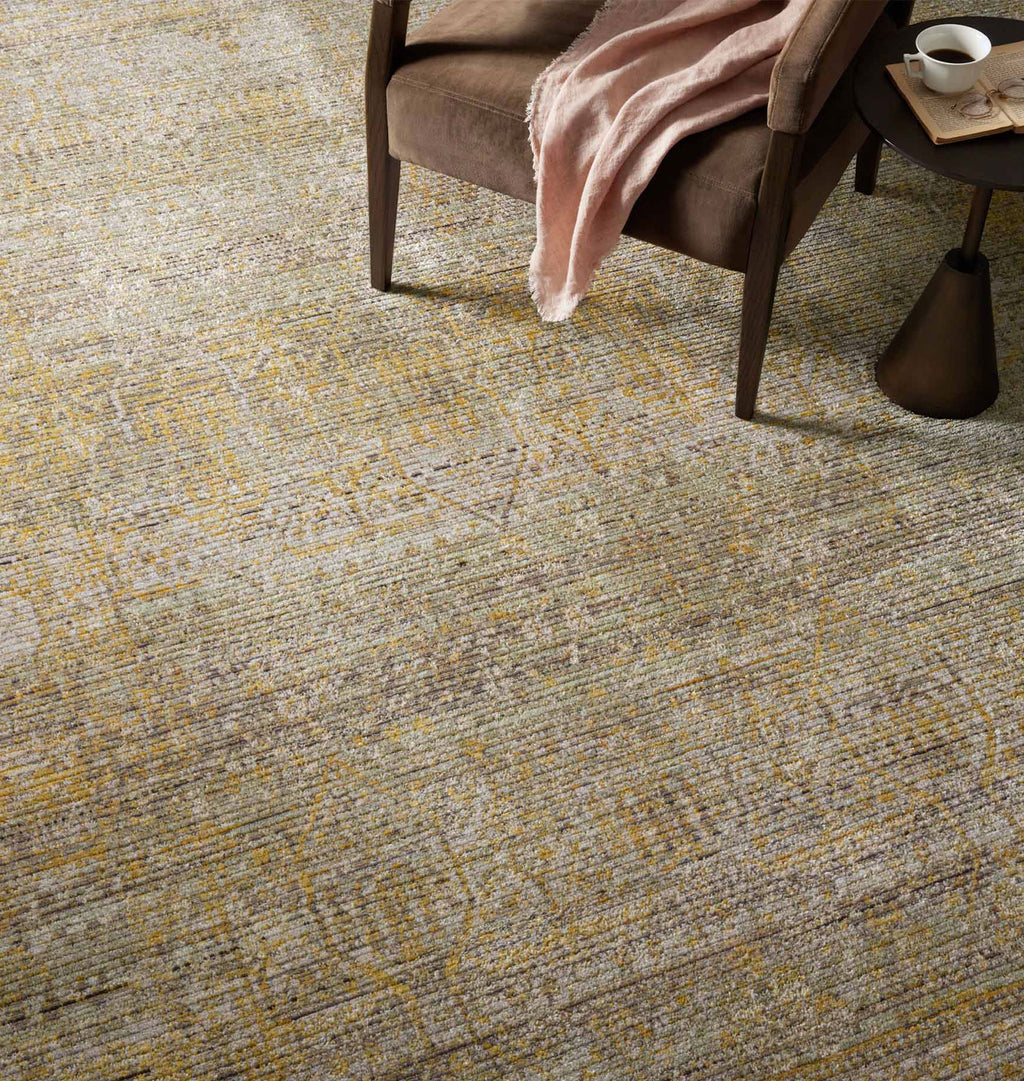 Bradbury BRU-02 Dove / Gold Area Rug