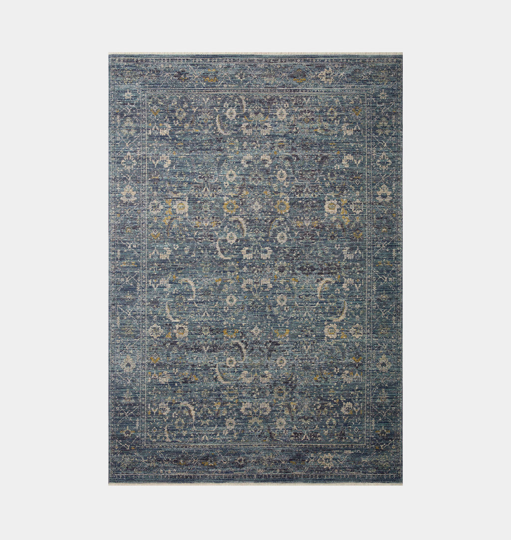 Bradbury BRU-03 Ocean / Gold Area Rug