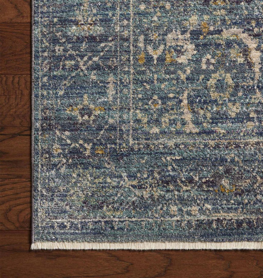 Bradbury BRU-03 Ocean / Gold Area Rug