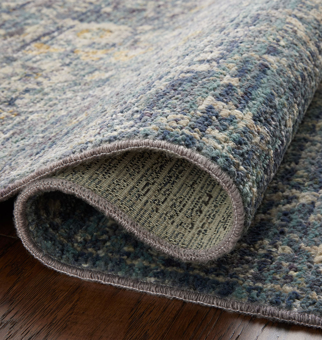 Bradbury BRU-03 Ocean / Gold Area Rug