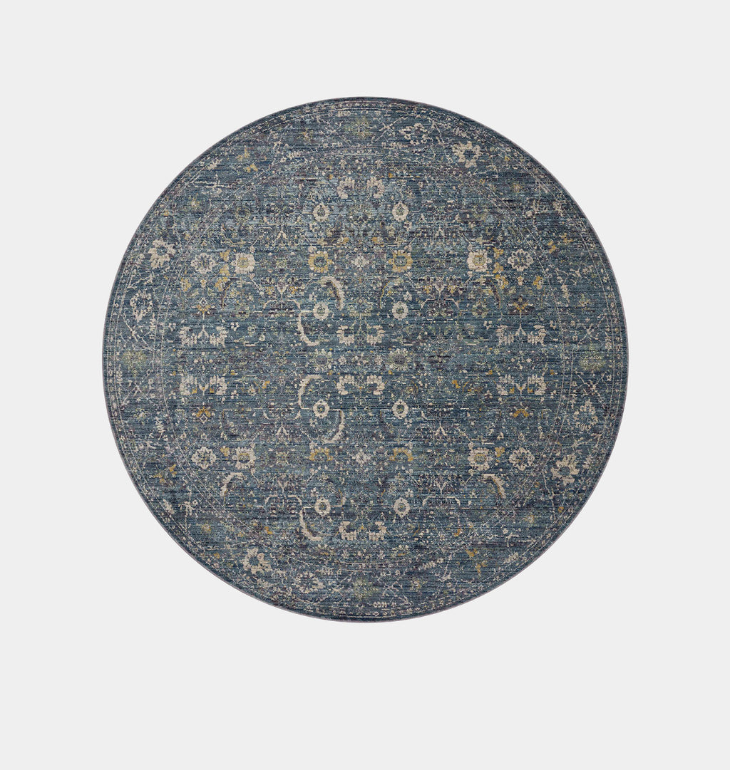 Bradbury BRU-03 Ocean / Gold Area Rug