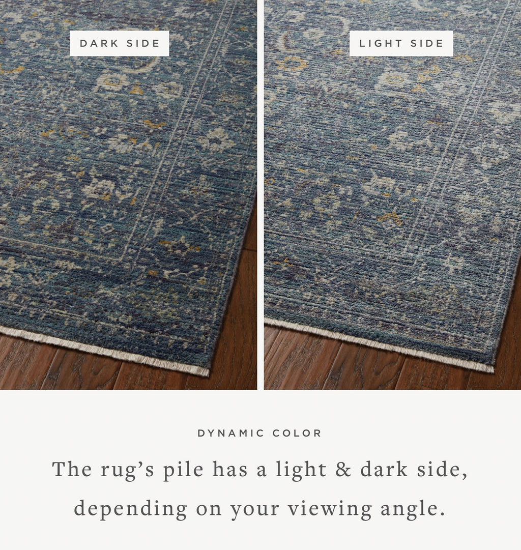 Bradbury BRU-03 Ocean / Gold Area Rug