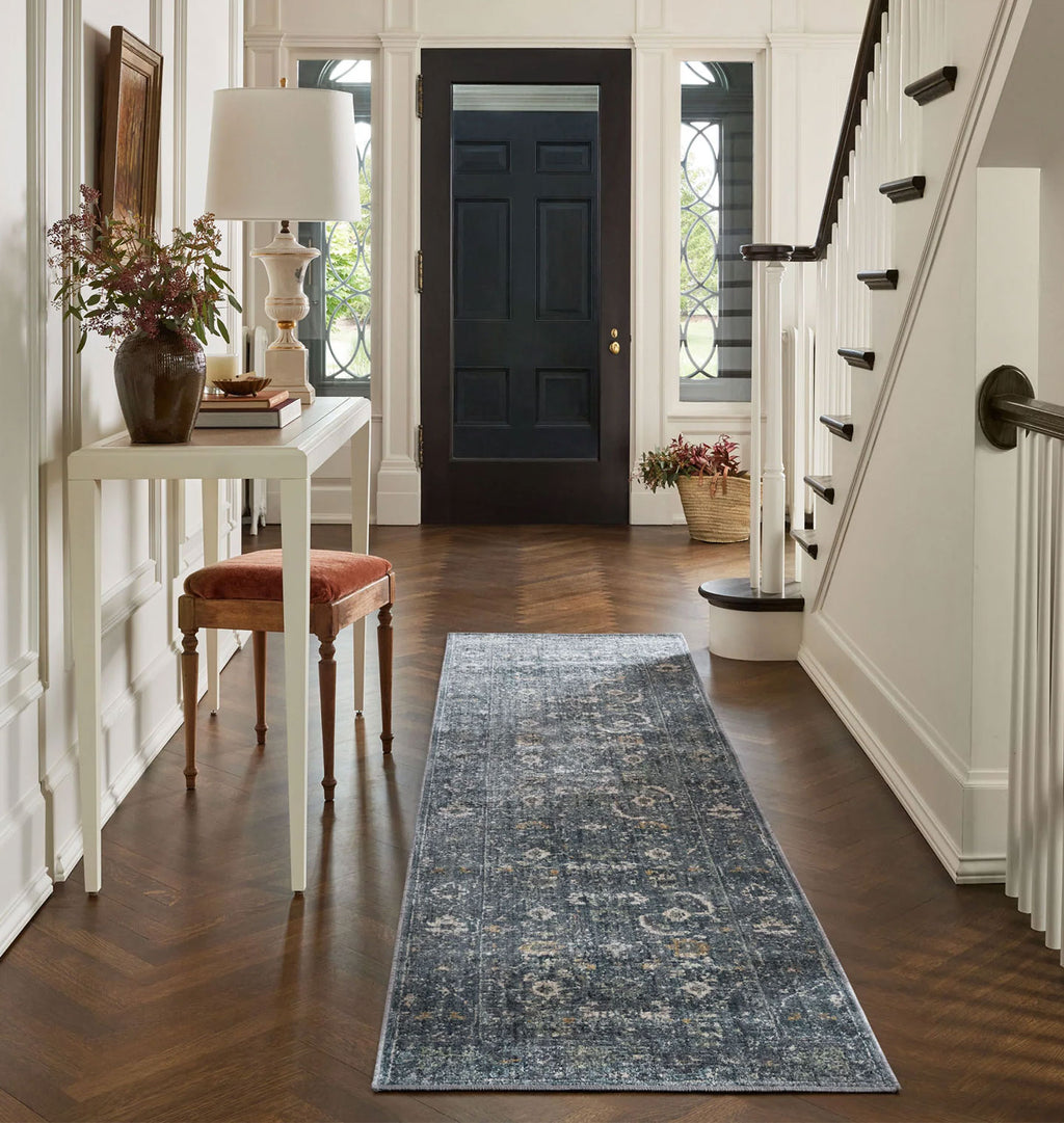 Bradbury BRU-03 Ocean / Gold Area Rug