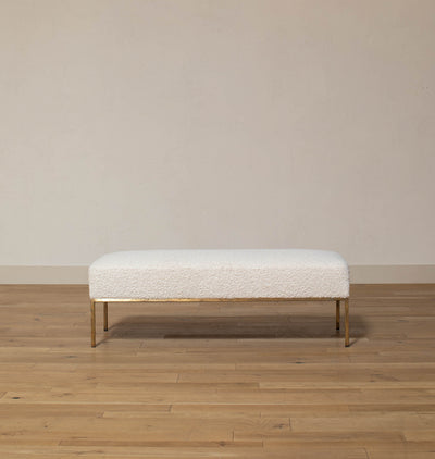 Chautauqua Bench Bone Boucle