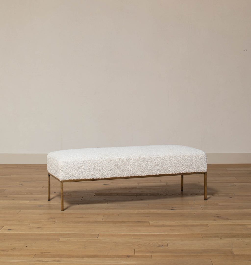 Chautauqua Bench Bone Boucle
