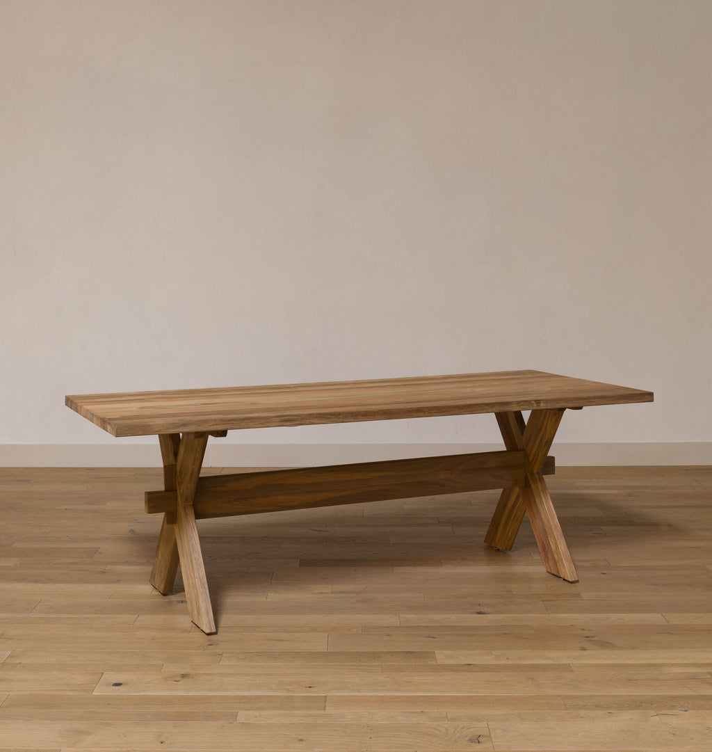 Long Teak Outdoor Dining Table