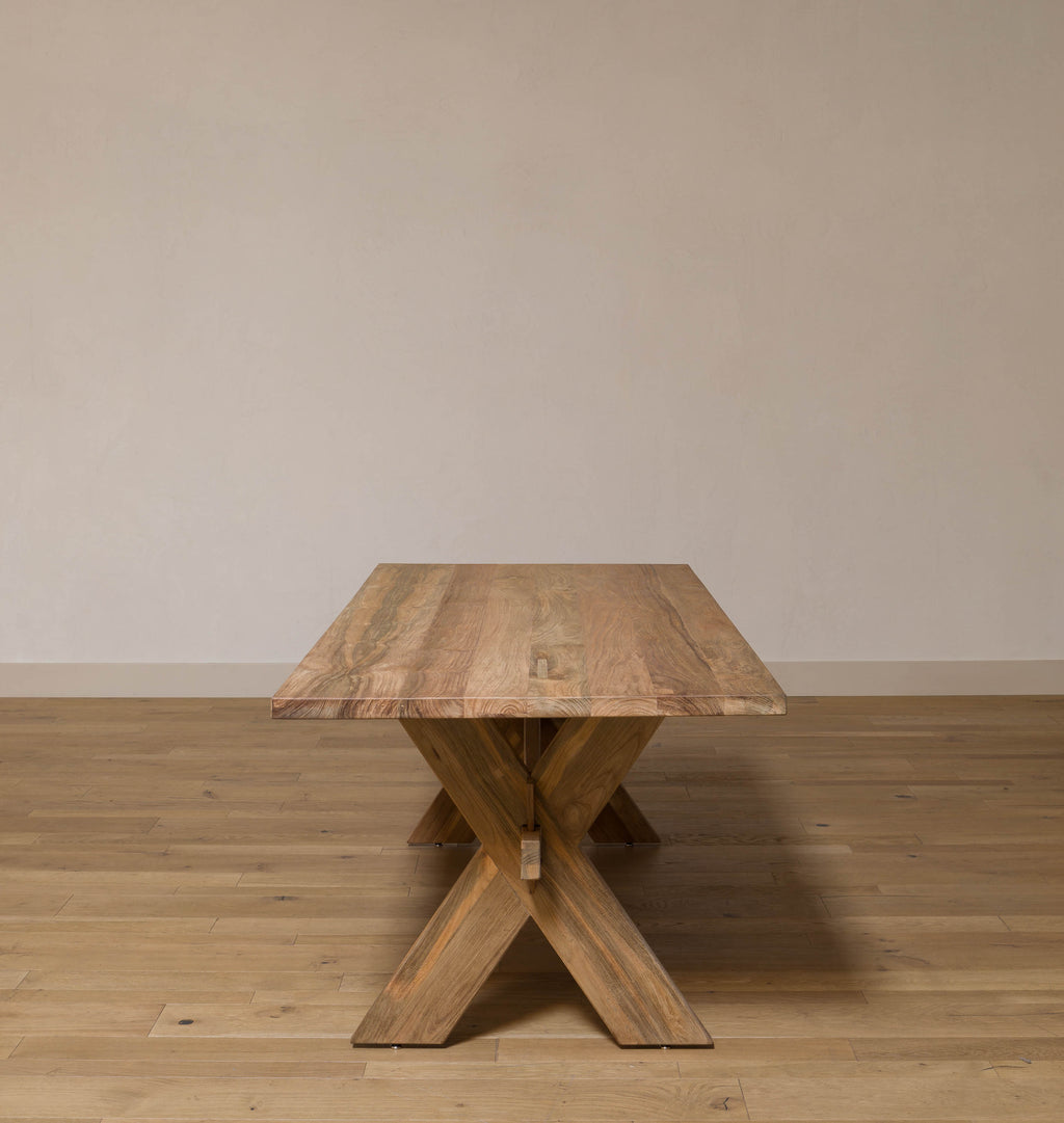 Long Teak Outdoor Dining Table