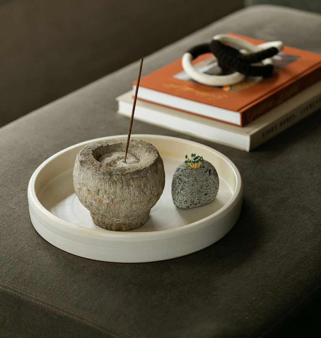 Coupe Tray Eggshell