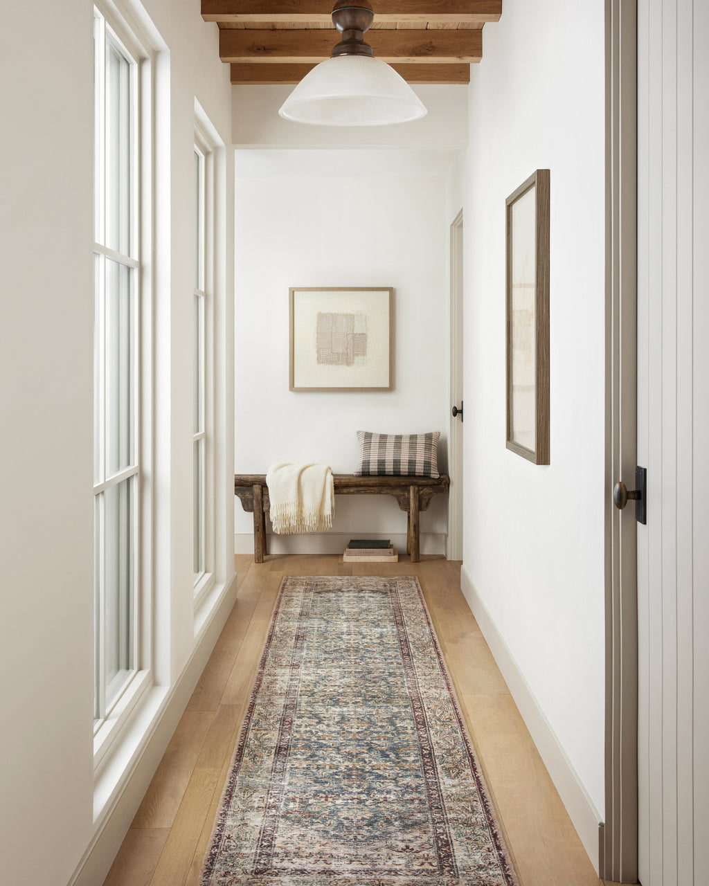 Georgie GER-04 Teal / Antique Area Rug