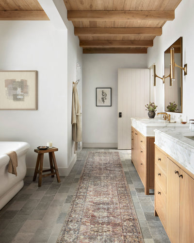 Georgie GER-06 Bordeaux / Antique Area Rug