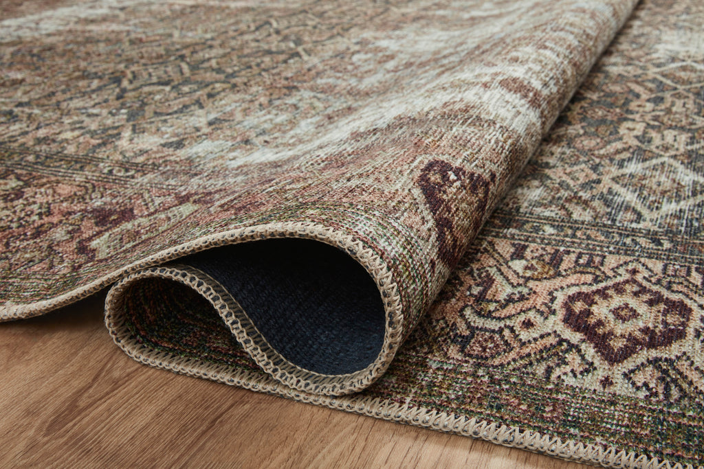 Georgie GER-07 Moss / Salmon Area Rug