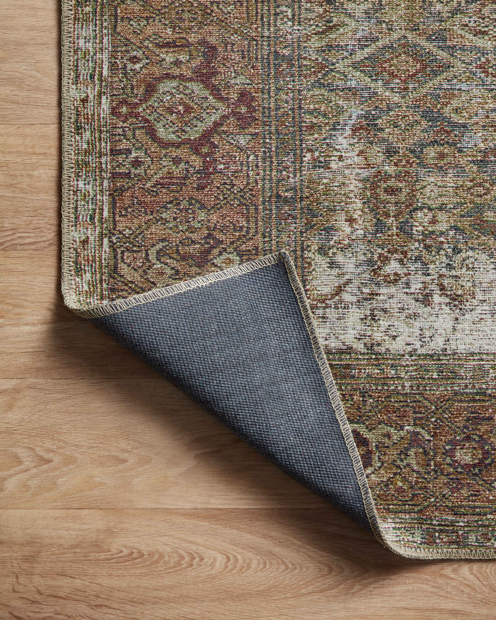 Georgie GER-07 Moss / Salmon Area Rug