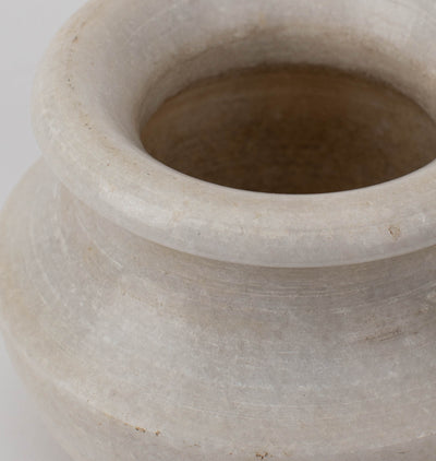 Antique White Marble Vase