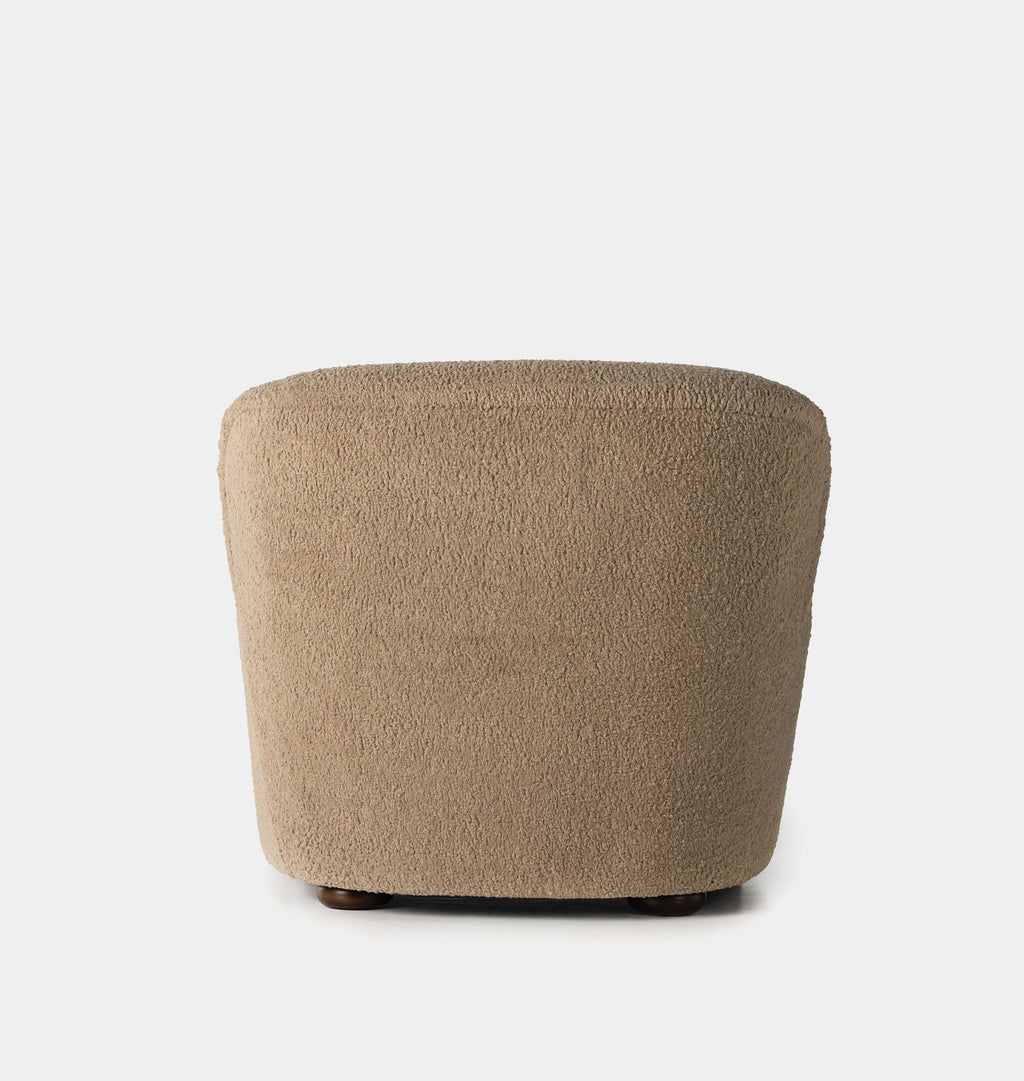 Isle Sheepskin Lounge Chair Camel