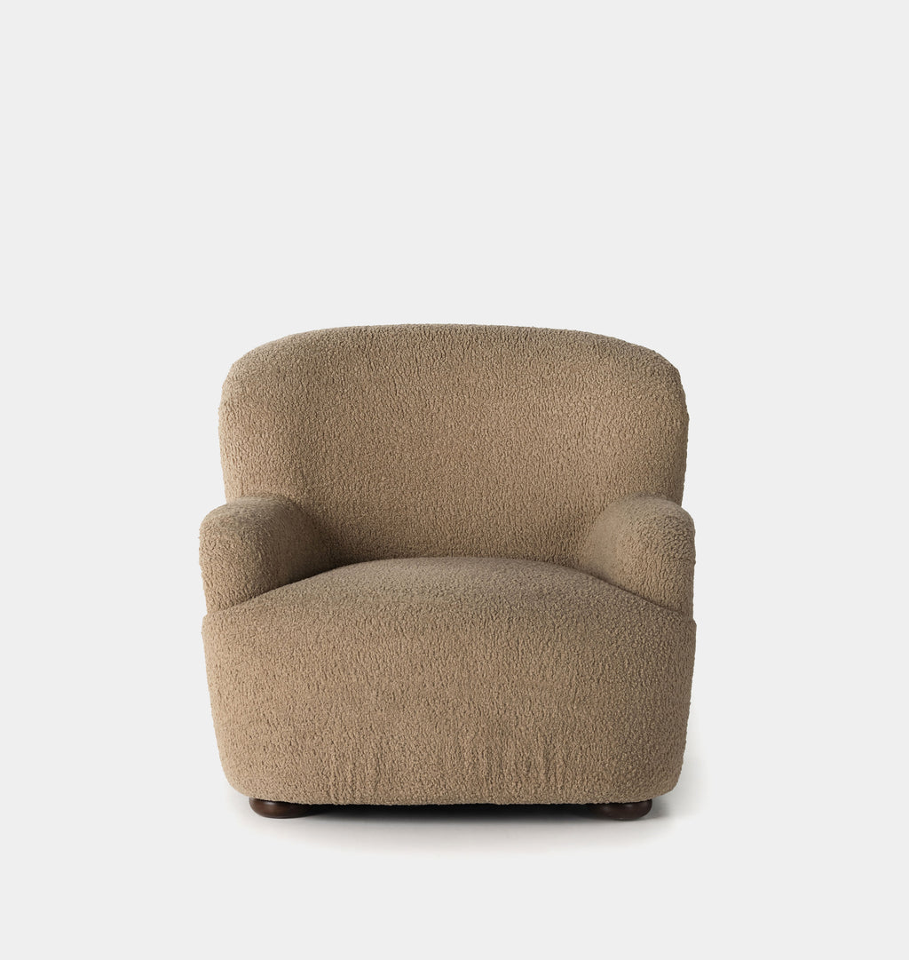 Isle Sheepskin Lounge Chair Camel
