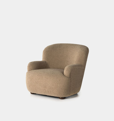 Isle Sheepskin Lounge Chair Camel