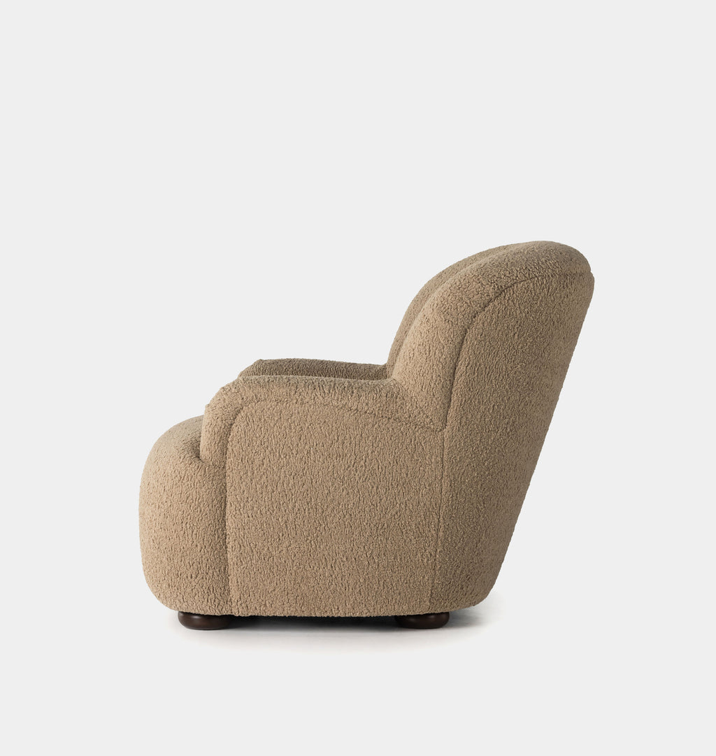 Isle Sheepskin Lounge Chair Camel
