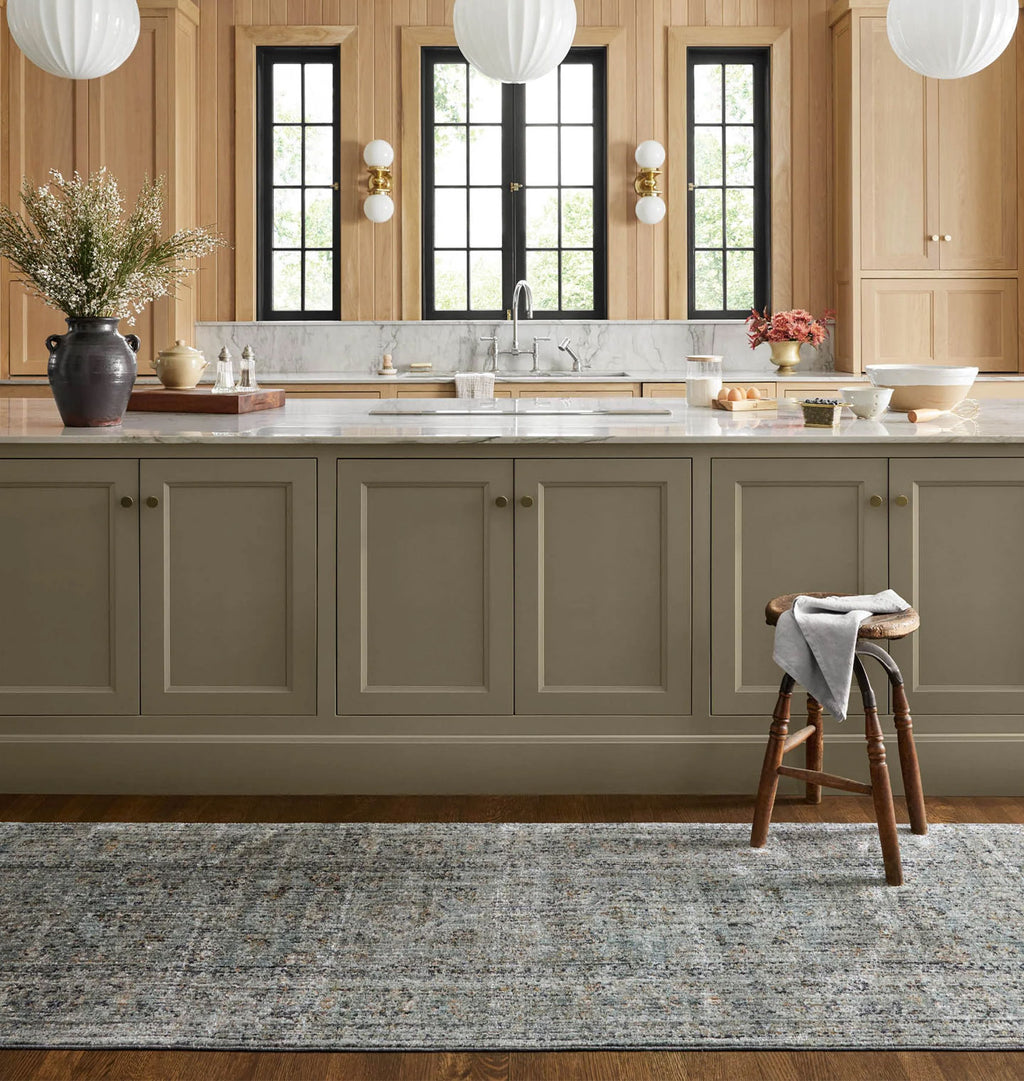 Katherine KES-01 Ocean / Gold Area Rug
