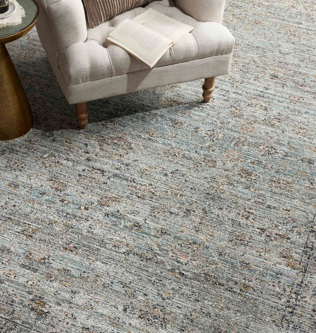 Katherine KES-01 Ocean / Gold Area Rug