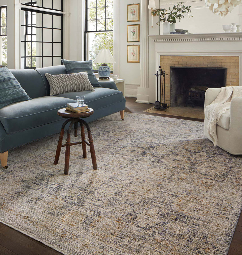 Katherine KES-02 Charcoal / Gold Area Rug