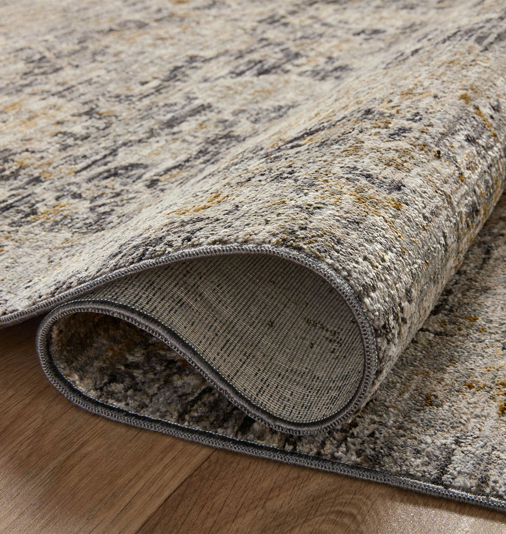 Katherine KES-02 Charcoal / Gold Area Rug