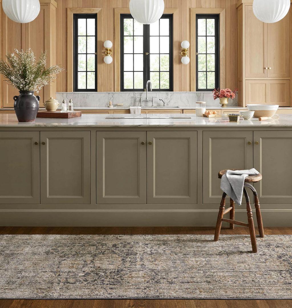 Katherine KES-02 Charcoal / Gold Area Rug