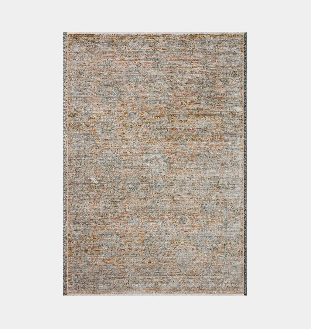 Katherine KES-02 Terracotta / Smoke Area Rug