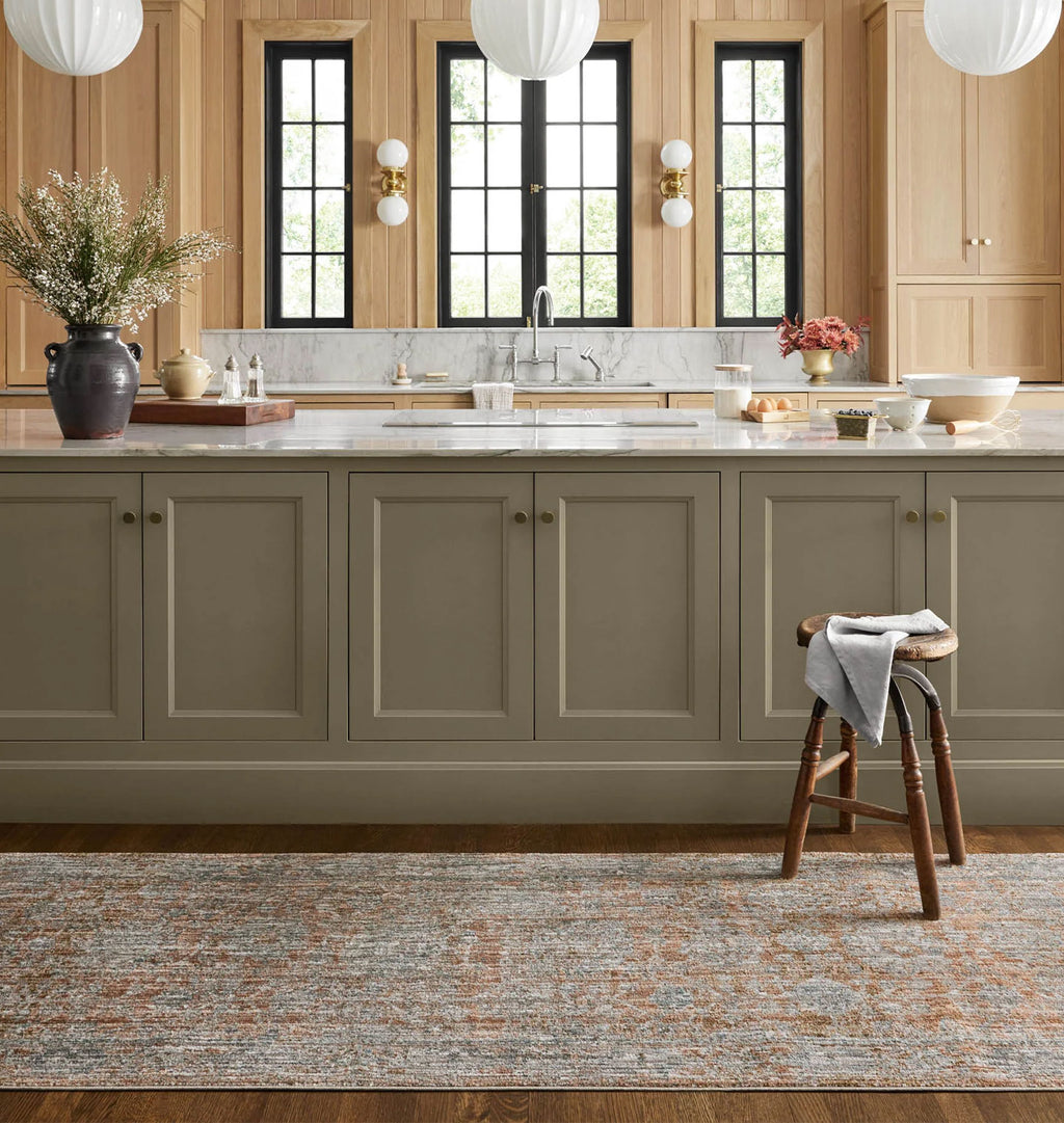 Katherine KES-02 Terracotta / Smoke Area Rug