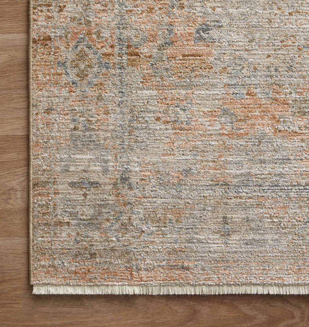 Katherine KES-02 Terracotta / Smoke Area Rug