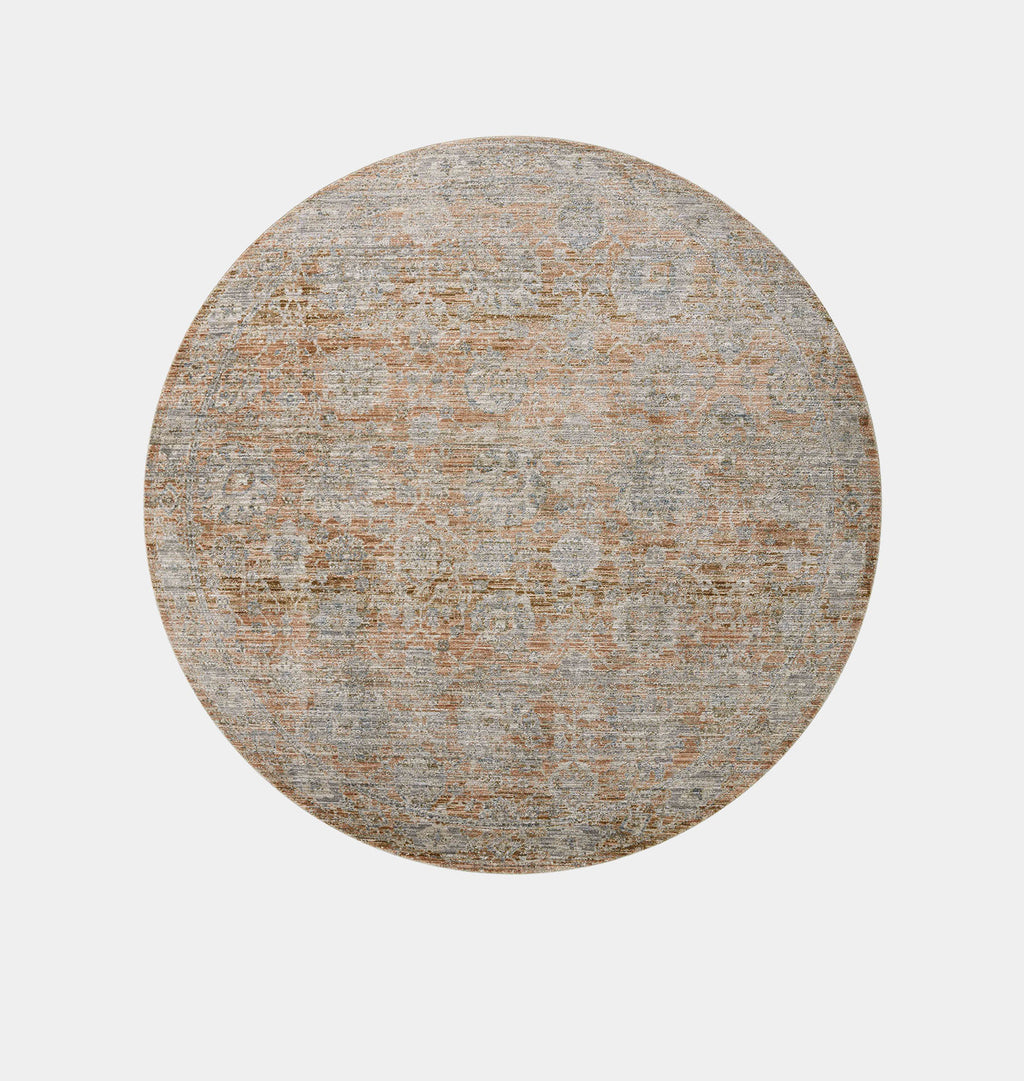 Katherine KES-02 Terracotta / Smoke Area Rug