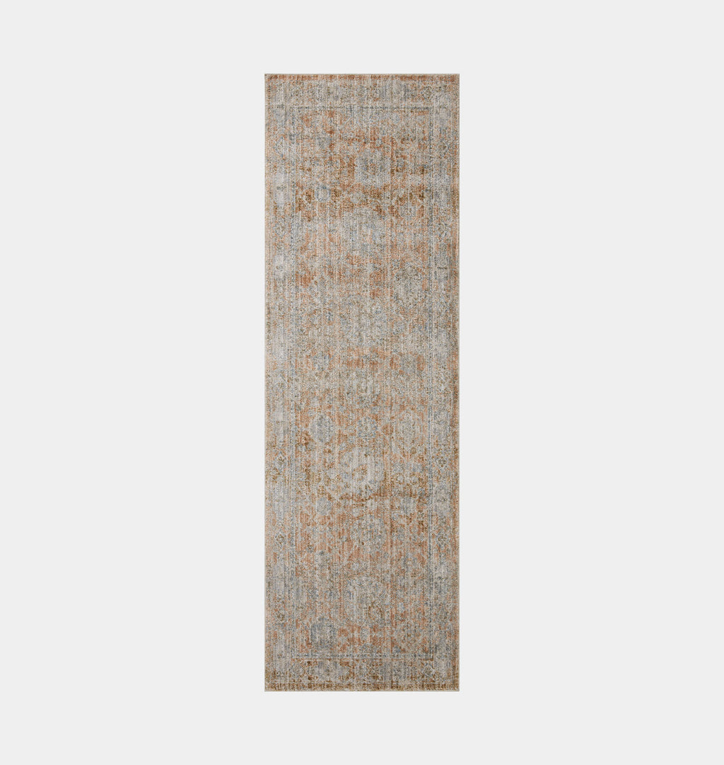 Katherine KES-02 Terracotta / Smoke Area Rug
