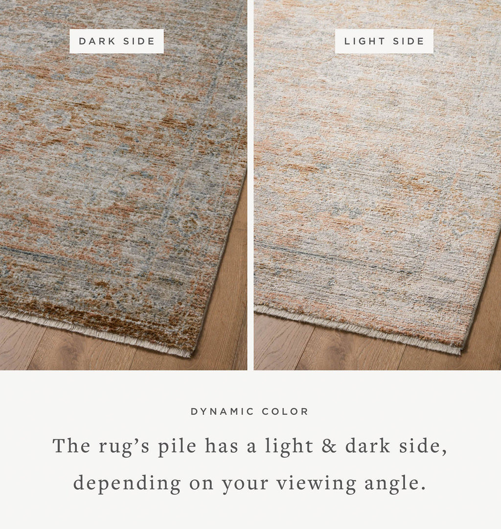 Katherine KES-02 Terracotta / Smoke Area Rug