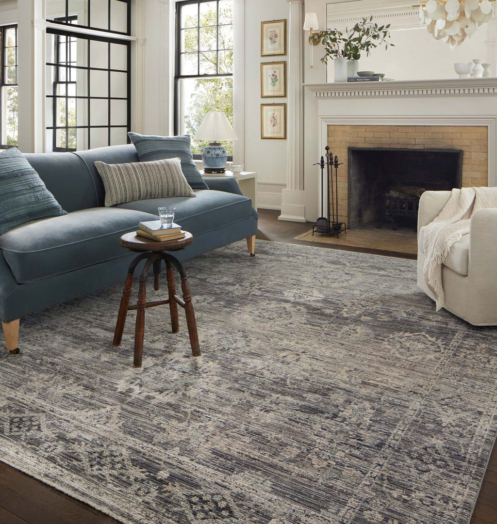 Katherine KES-05 Graphite / Jade  Area Rug
