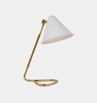 Laken Small Desk Lamp Antique Brass