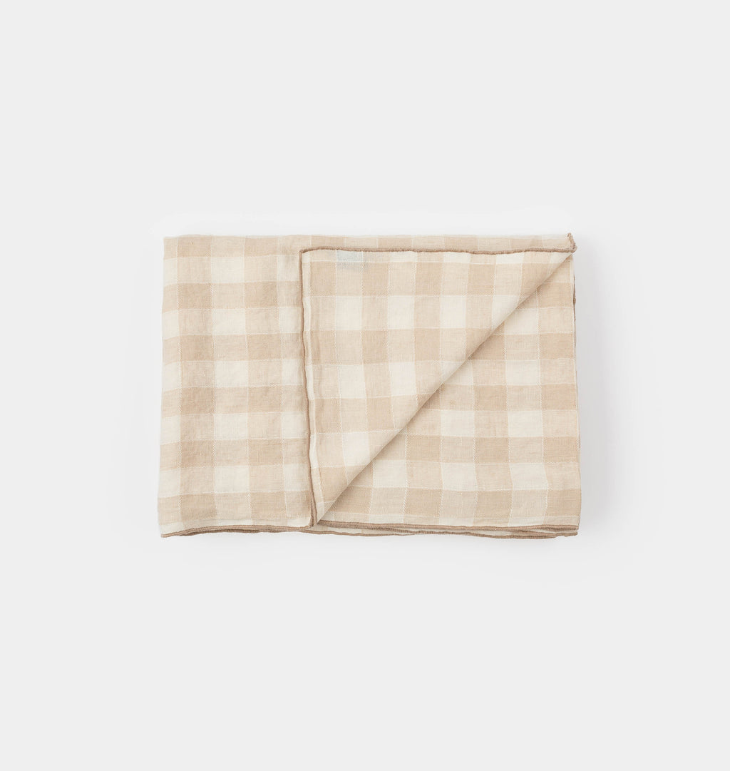Canvas Vintage Tablecloth Creme