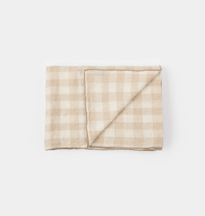 Canvas Vintage Tablecloth Creme