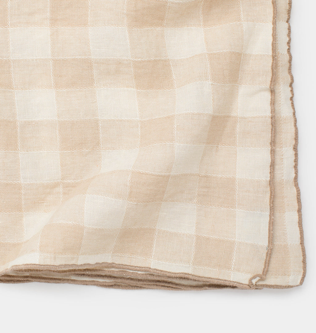 Canvas Vintage Tablecloth Creme
