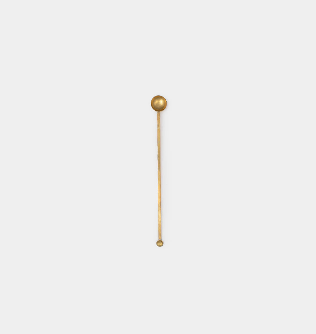 Hammered Brass Bar Spoon