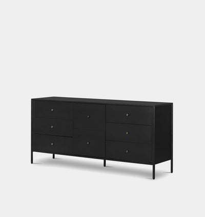 Morelos Black Iron Dresser